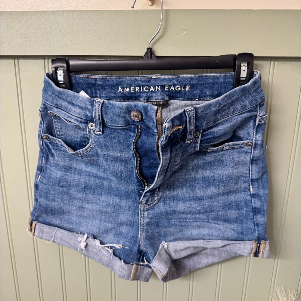 American Eagle Outfitters Light Blue Jean Shorts